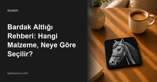 Bardak Altlığı Rehberi: Hangi Malzeme, Neye Göre Seçilir? — Lazerliyoruz