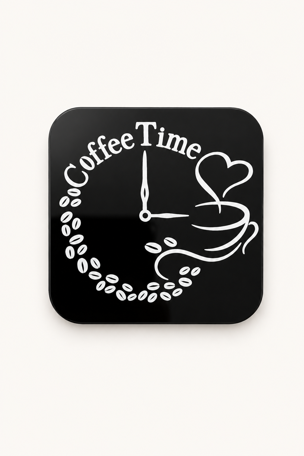 Coffee Time Kahve Temalı Bardak Altlığı